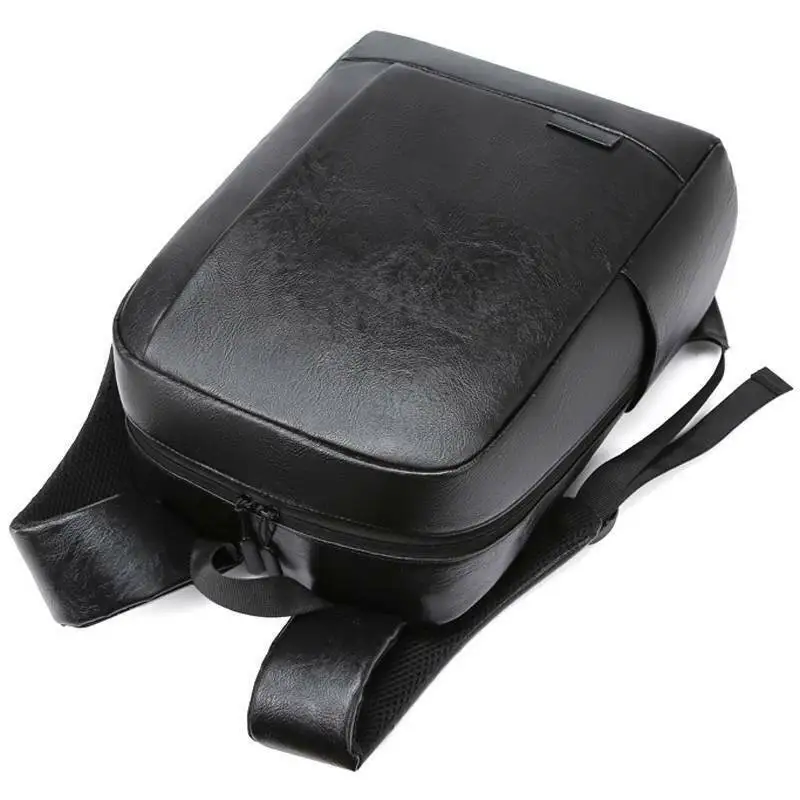 Slim And Expandable Laptop Backpack 16 Inch With USB Connector Business Bag Unisex Black Backpack Men