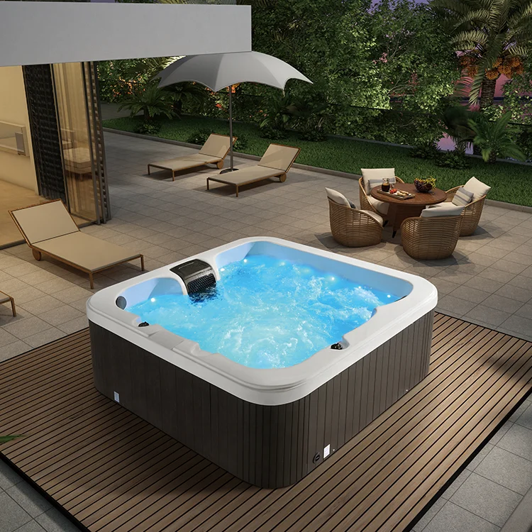 Monalisa spacial offer bathtubs outdoor hottub 5 seat massage whirlpool spa hot tub