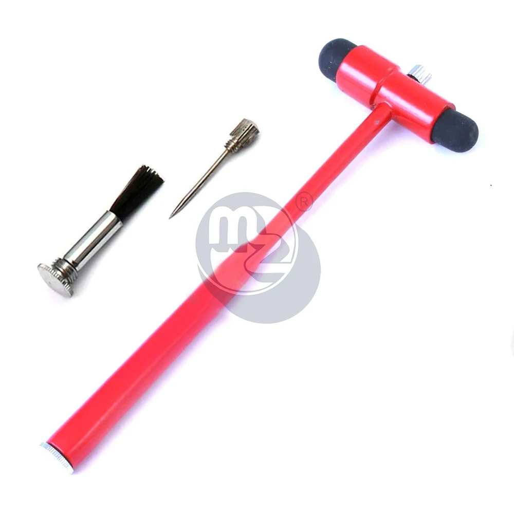 Hot Selling Tactical All Black Wartenberg Pinwheel Sensory Testing Diagnostic 1 Row Pinwheel Stainless Steel Pakistan Made