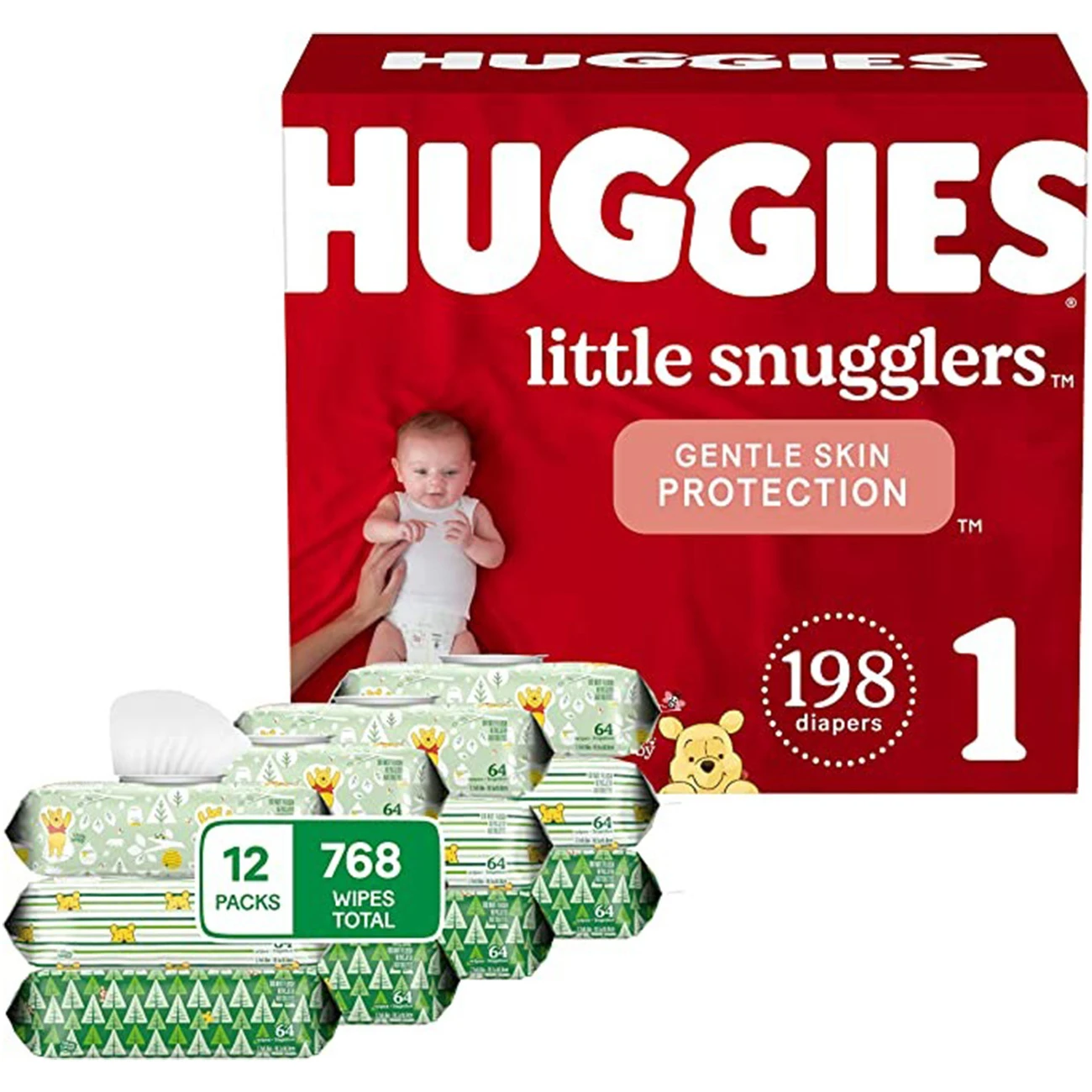 Подгузники HUGGIES всех размеров-плотные и сухие одноразовые детские подгузники Huggies