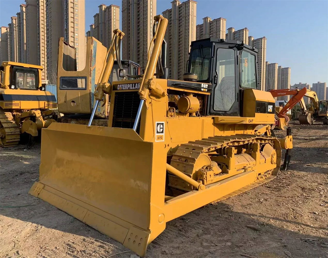 Used Original Caterpillar Bulldozer D7 of CAT D7G Dozer with Winch and ripper