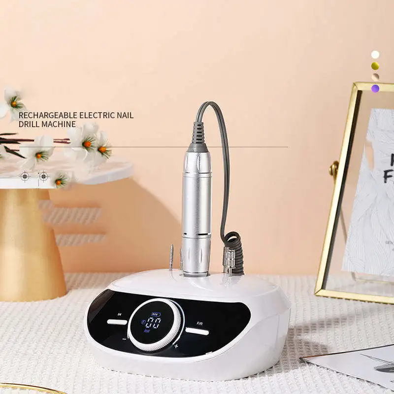 New High Speed Electric Nail Drill 35000rpm Portable Nail Drill Machine Electric Nail Manicure Drill Polishing Machine