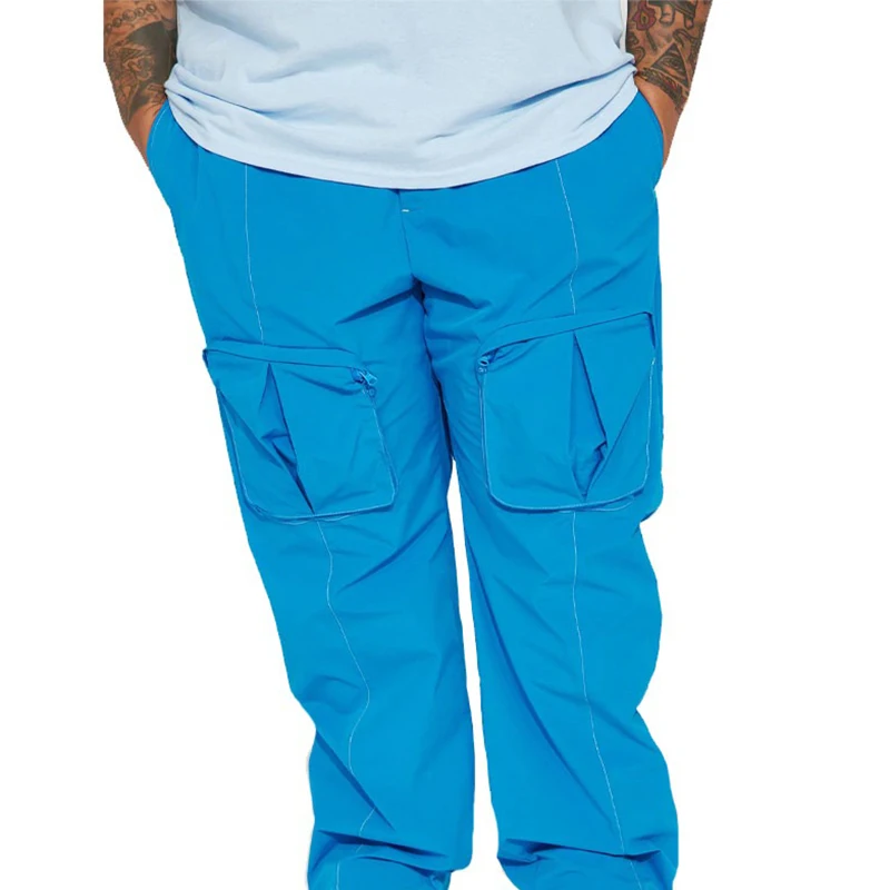 High Quality Custom Printing Big Pocket Slim Fit Cargo Pants for Men Comfortable Professional Design OEM Cargo Pant