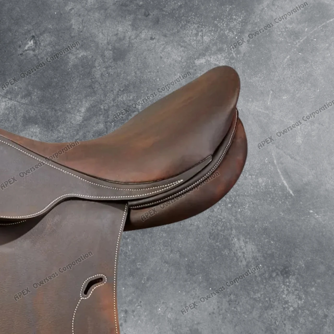 Horse Racing Black Brown Color All Sizes Western Comfortable Barrel Racing Pleasure Trail Horse Leather Saddle