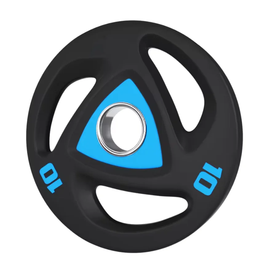 JIKE sports Gym Barbell Weight Plate Rubber Cast Iron Disc for Weightlifting Muscle Strength Exercise