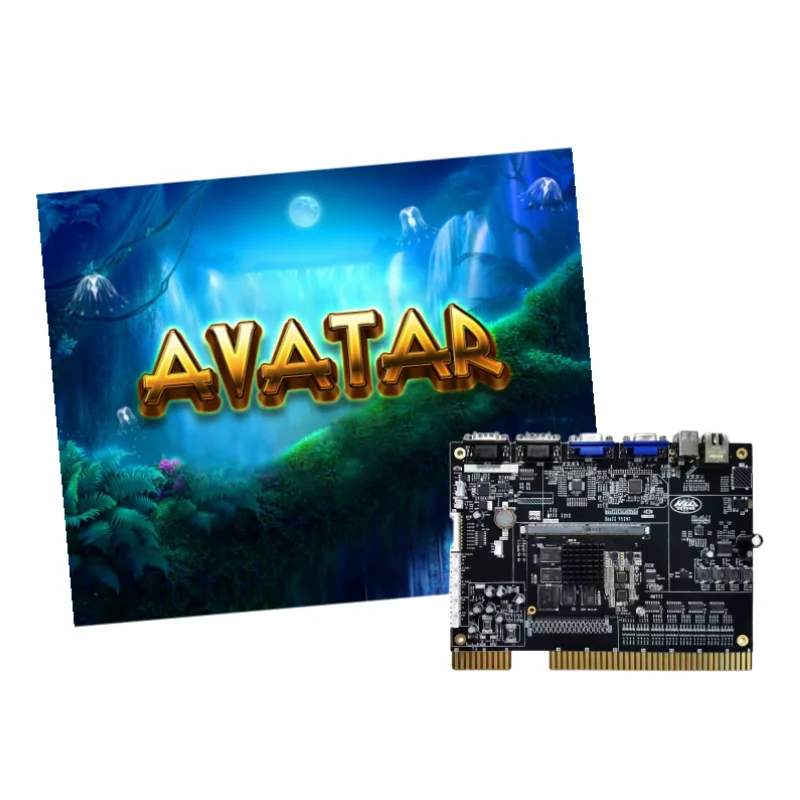 Avatar  Vertical or Dual Touch Screen For Coin Operated Game Board  Video Game Board Bar Machine Game On Fire