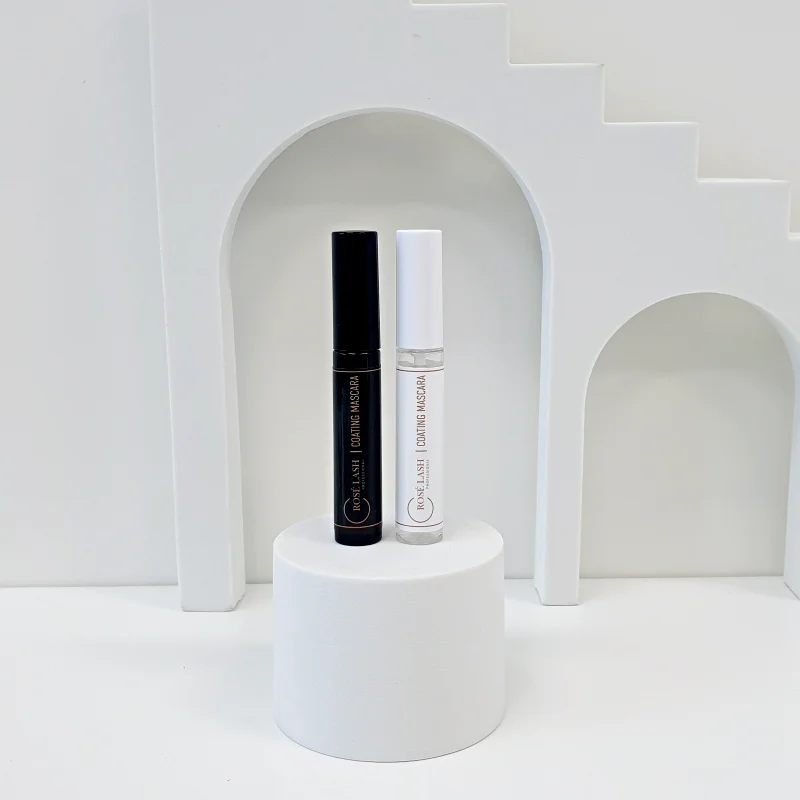 Eyelash Extension Gel Coating Mascara - Black & Transparent Color Coating Mascara 10ml