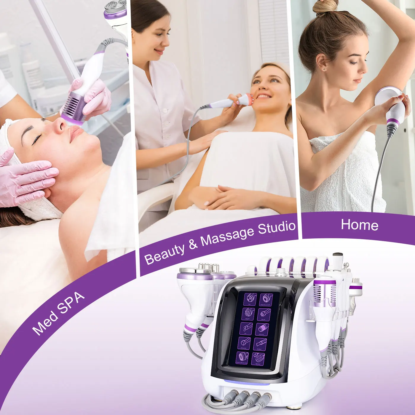 New 2.5 40K Vacuum RF Body Fat Slimming Fat Loss Skin Lifting Machine