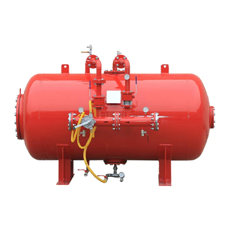 Manufacturer Fire Suppression System 500L Foam Tank with Pressure Proportioning Foam Bladder Tank