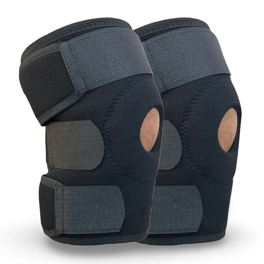 Adjustable Compression Sports Knee Pads for Kids Powerlifting and Gym Training Squat Weightlifting Knee Pad Protector