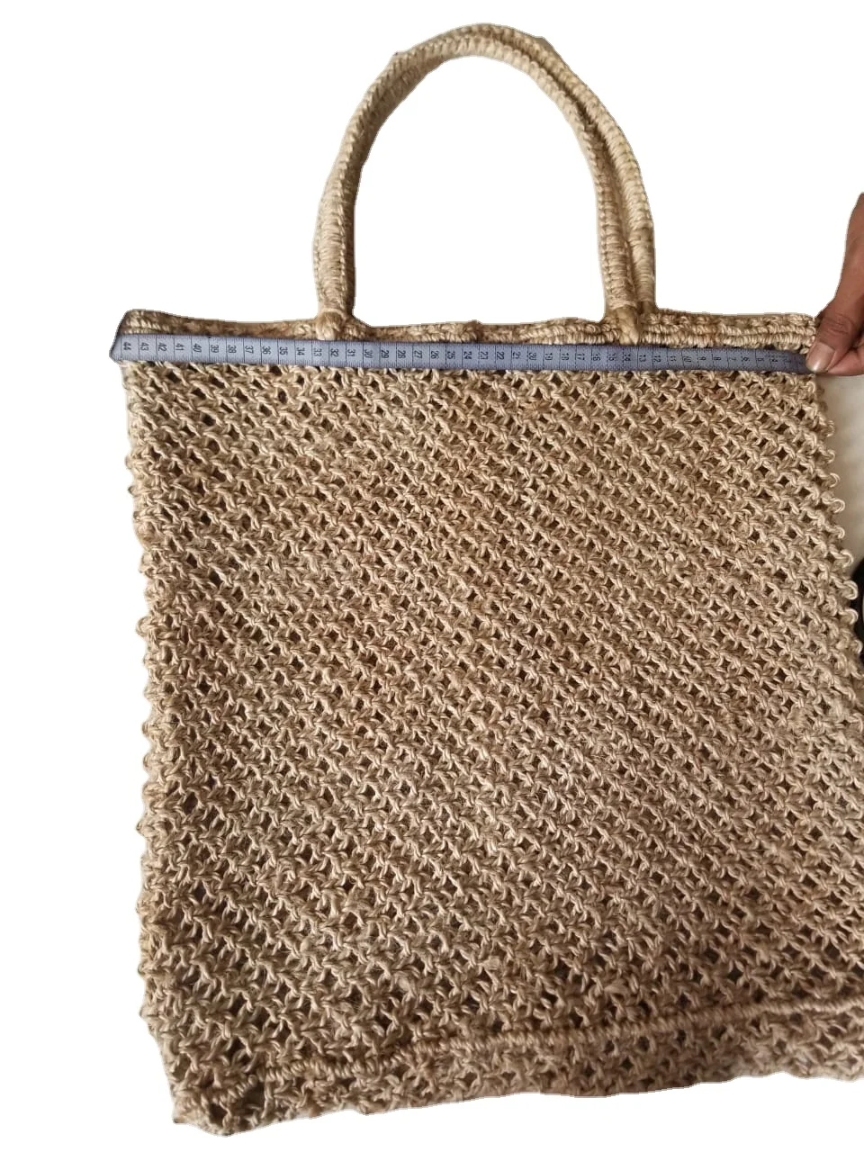HANDMADE ECO-FRIENDLY BOHEMIAN JUTE MACRAME BAGS FOR WOMEN BEACH BAG fashion