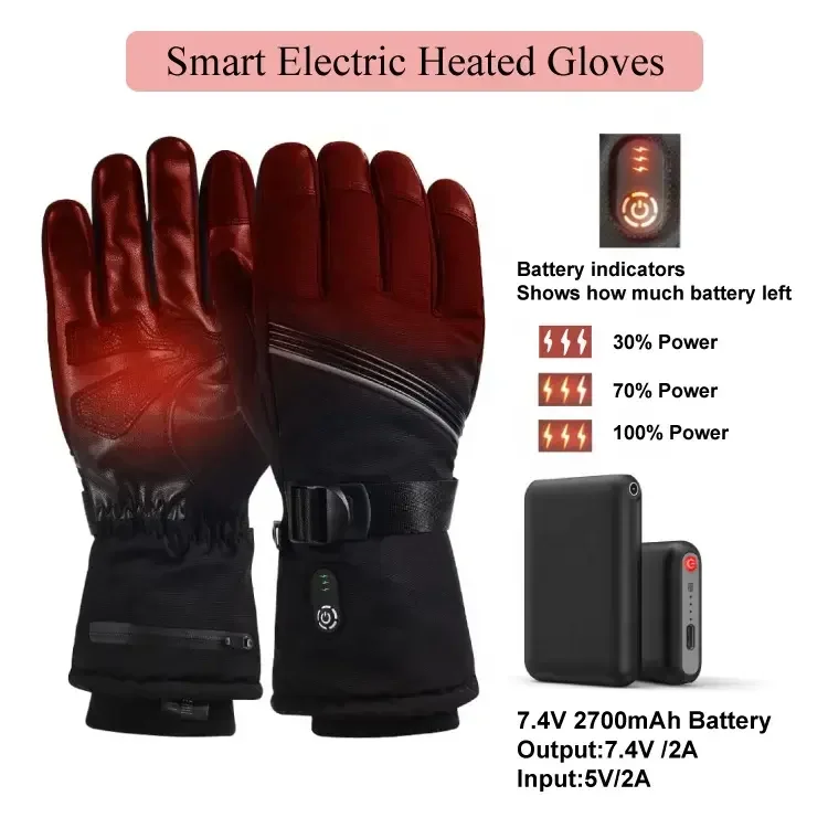 Electric Heated Gloves With Automatically Start Heating