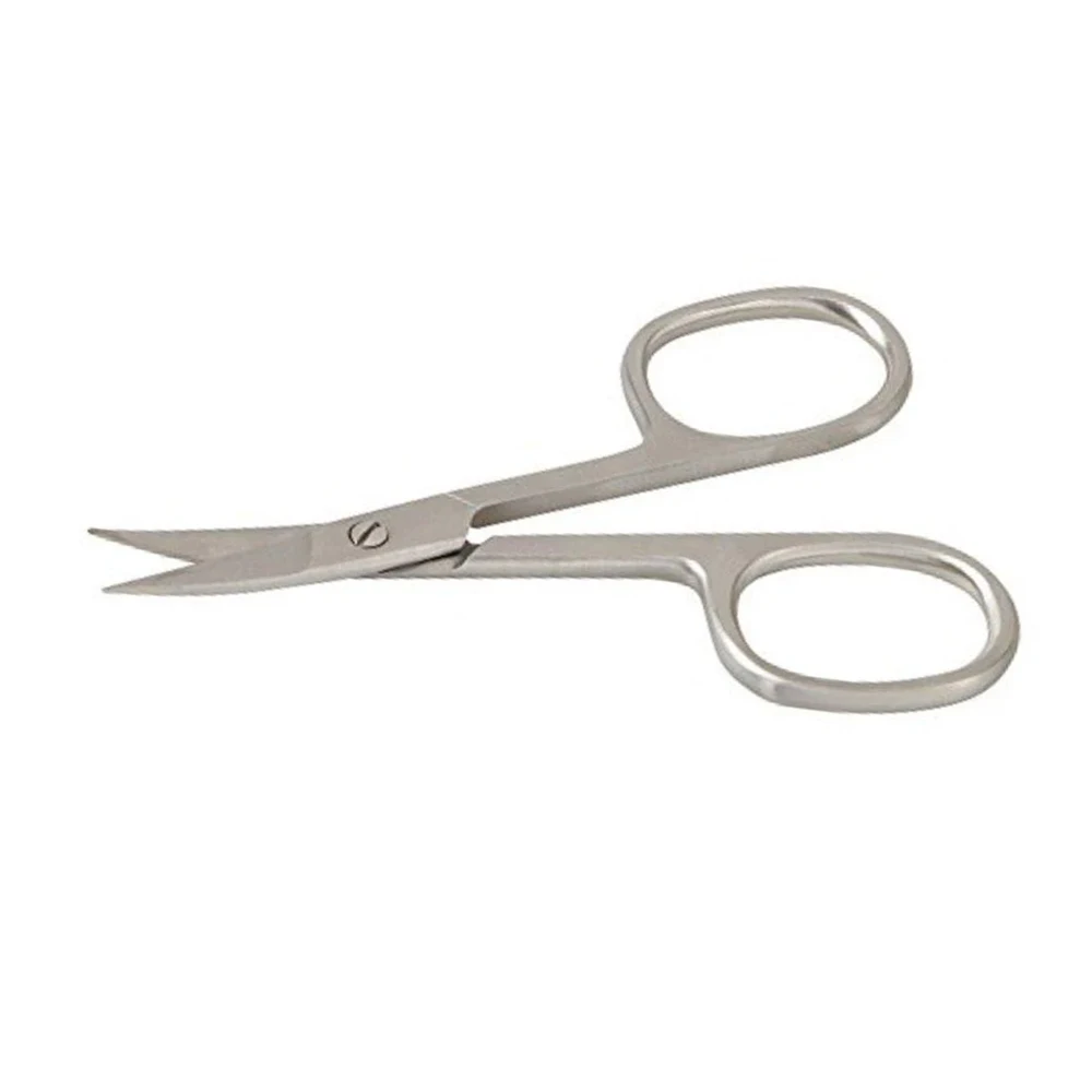 Nail Cuticle Scissors Stainless Steel Flat Curved Trimming Manicure Germany Premium Scissors Multi-purpose Cuticle Scissors