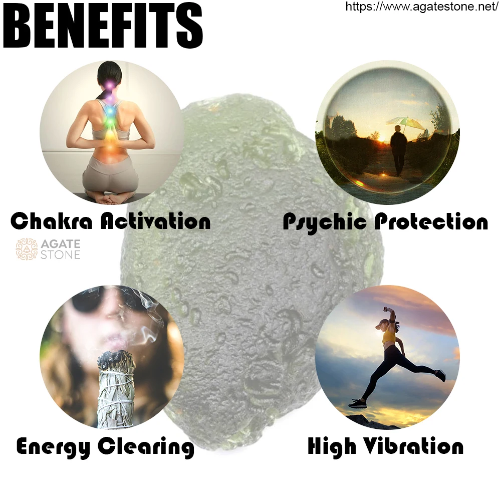 Moldavite Tektite Natural Rough Stone Specimen 70-100 Grams Carved Agate Stone for Cosmic Transformation Gemstone Export