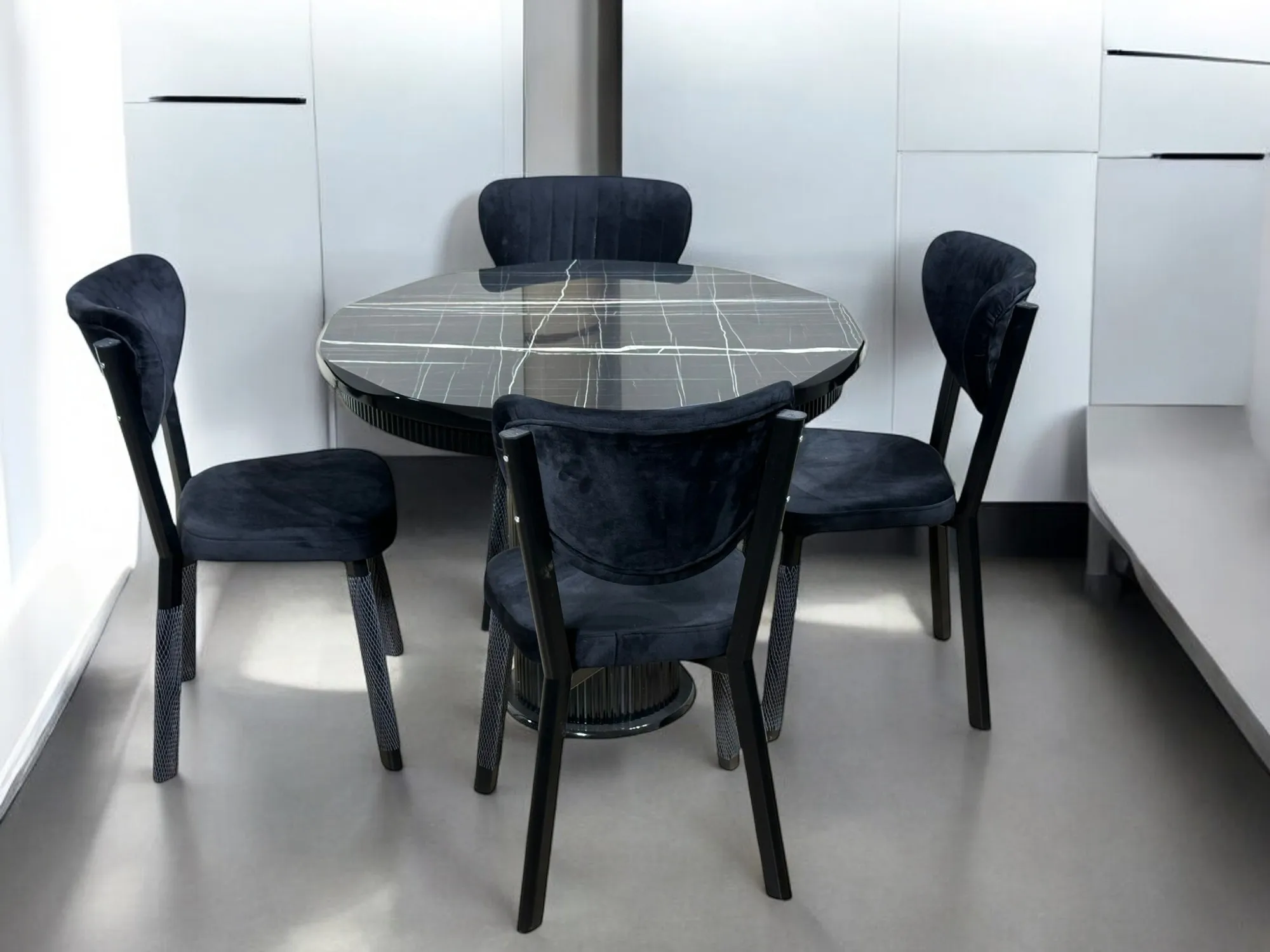 Circle table set  for small apartment multi colors High quality best quality wholesale Product Turkish style