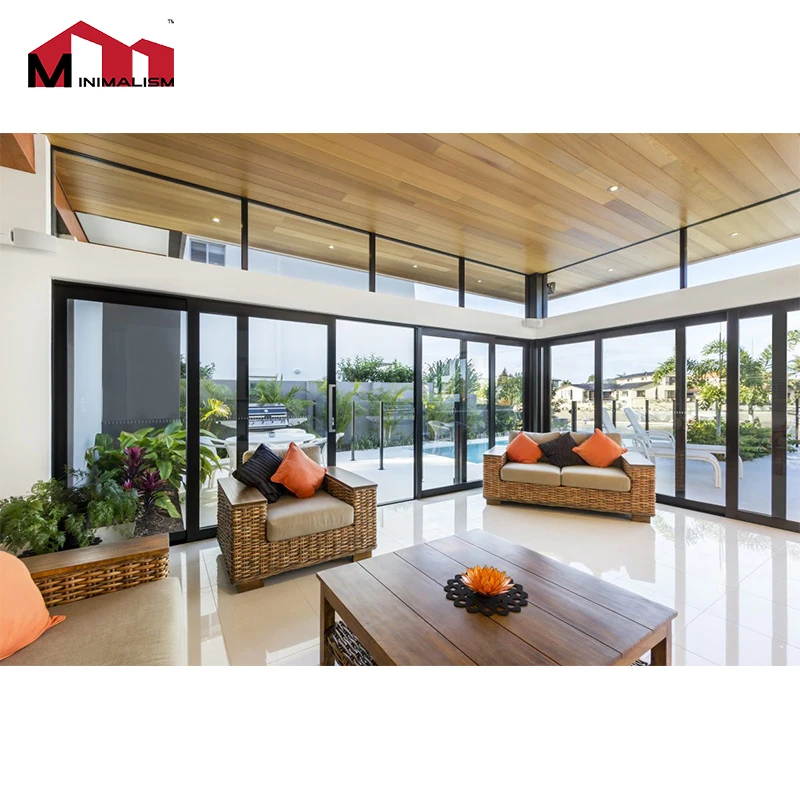 NFRC American Standard Balcony Soundproof Interior Double Glass Sliding Door