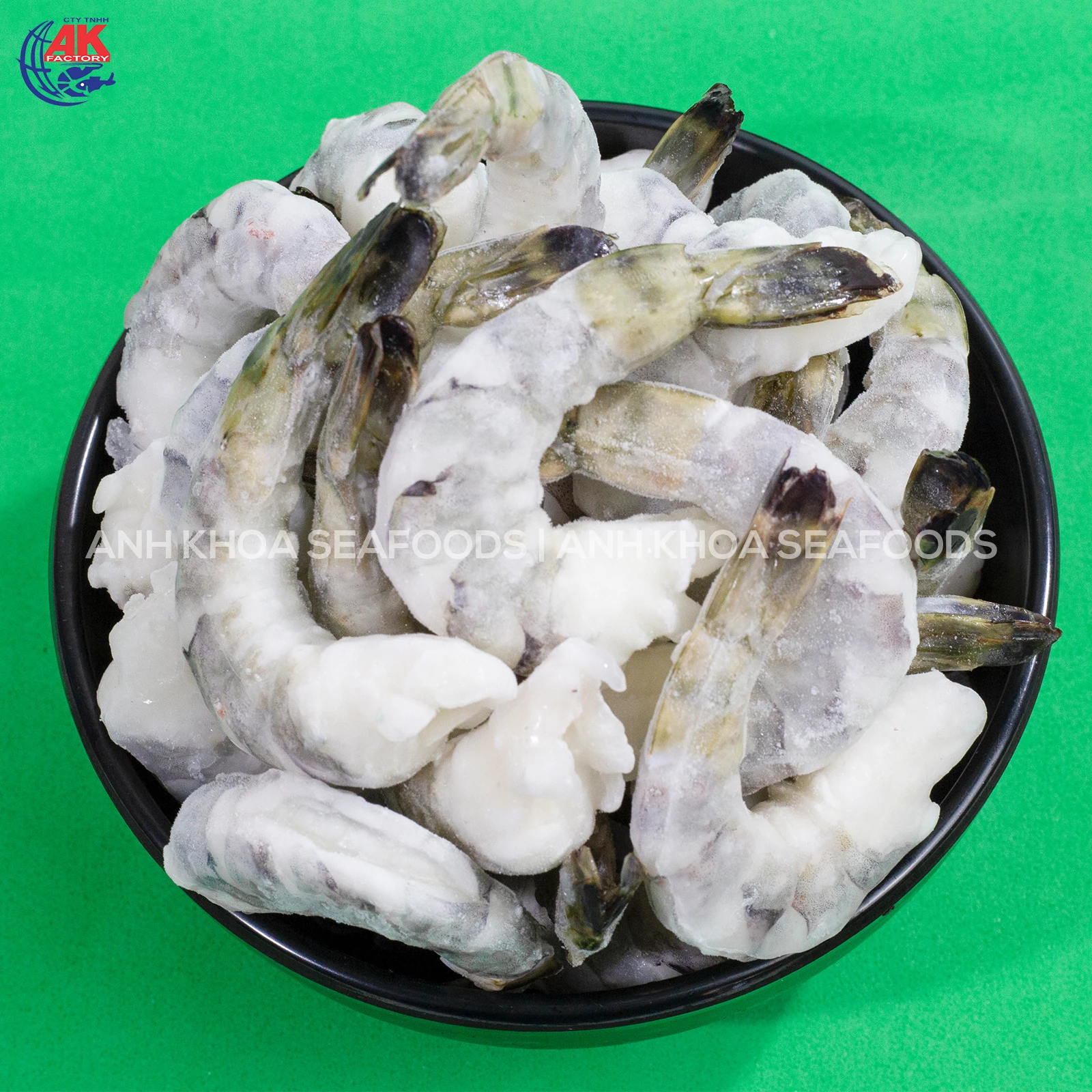 OEM Seafood Supply Peeled & Deveined Fresh Black Tiger Shrimp Tail On BT/PTO Custom Weight Request Origin From Vietnam