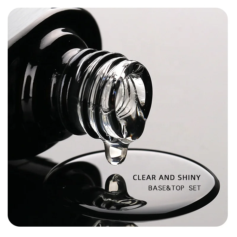 Wholesale 7.5ml 2 In 1 Uv Builder Gel Base Coat In Bottle With Brush Long lasting good quality OEM/ODM