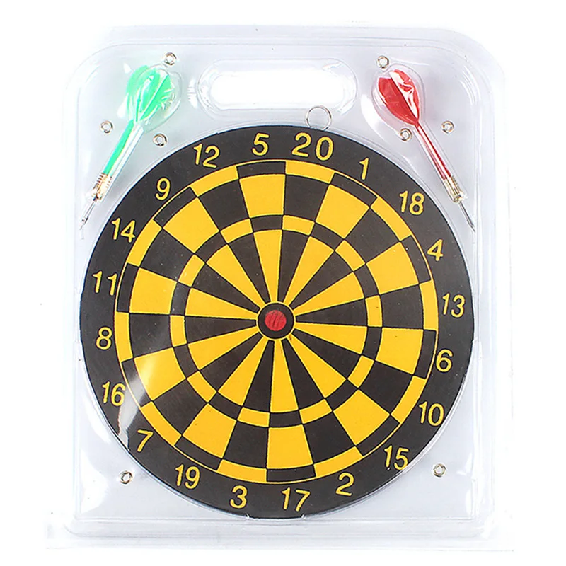 15/22/25cm/6/9/10 Inch Dart Board 2 Flying Needle Double-sided Professional Fitness Adult Kids Target Set Entertainment Toy