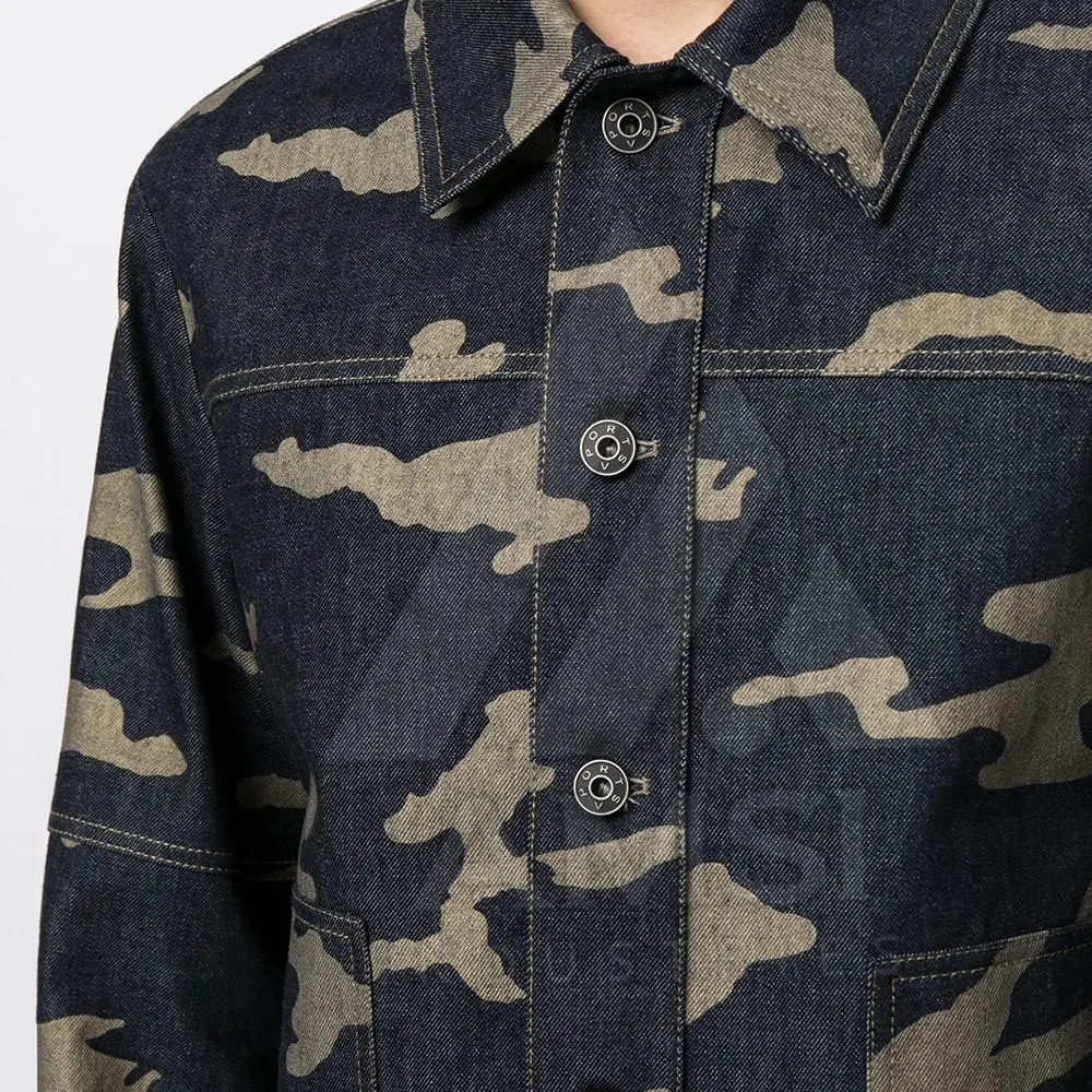 OEM Outdoor Wear Slim Fit Men Jean Jacket Covered Button Up Men Full Sleeves Jeans Jacket In High Quality