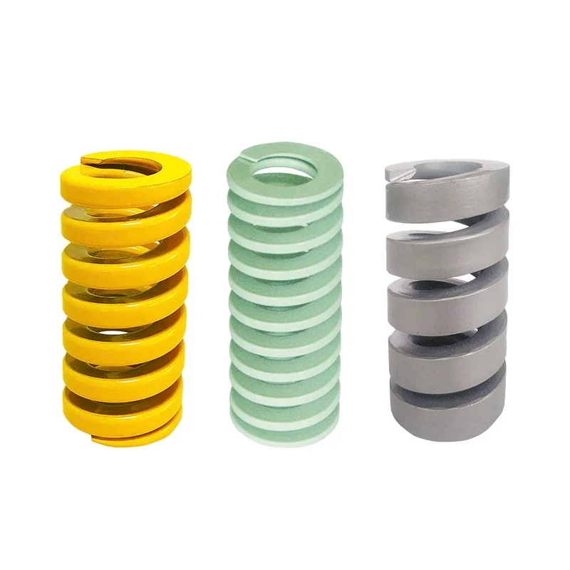 ISO 10243 Mould Spring Heavy Load Green Die High Standard Compression Spring For Machine
