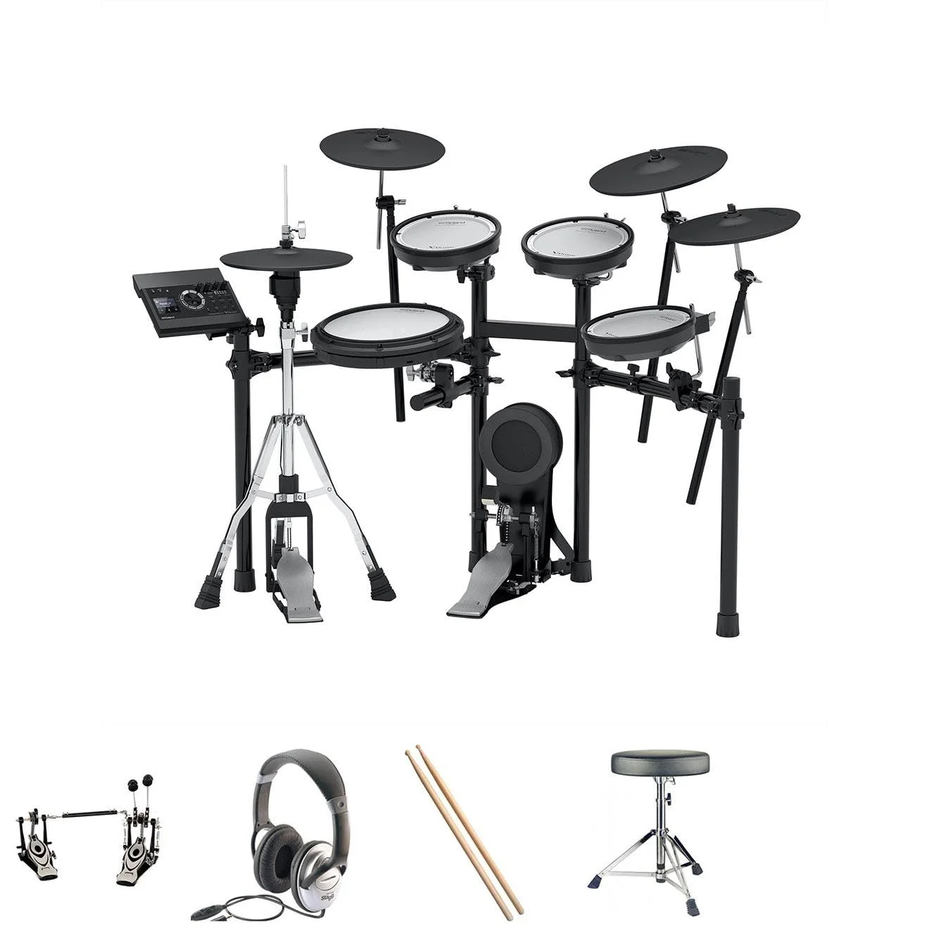 Roland TD-17KVX E-Drum Set Bundle Electronic Drum