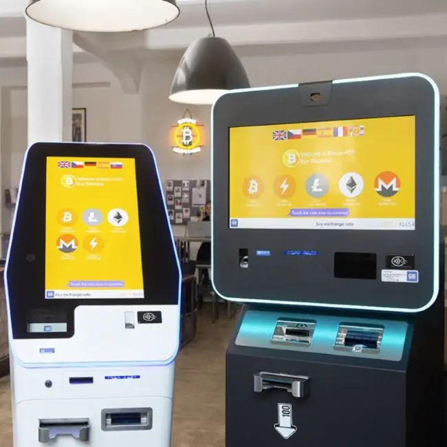 Mobile wallets exchange cash Kiosk Btc Token Exchange Crypto ATM Machine banknote Recycling Machine