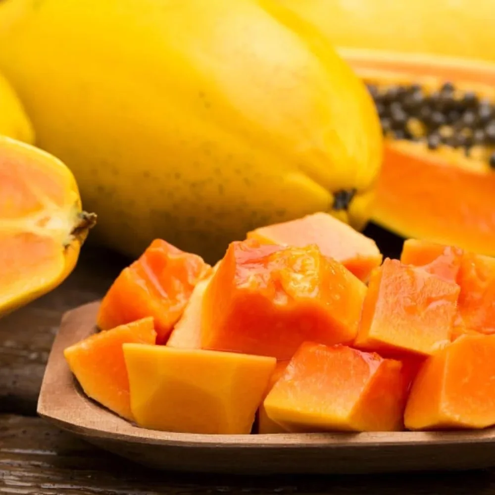 Fresh Papaya 100% Natural Vietnam High Quality Green/Yellow Oval a Grade Yellow Sunrise Papaya Fruit Sweet 2 Kg Fresh 1-3 Week