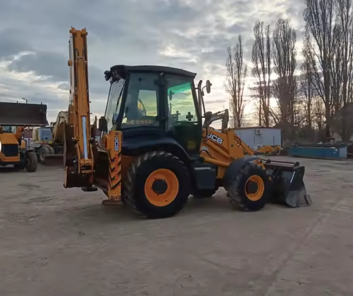 Fairly Used backhoe loader JCB 4x4 wheel 20 ton backhoe loader JCB 3CX backhoe excavator loader