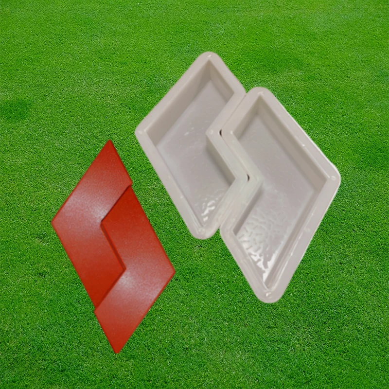Plastic Mould For Bricks Moulds For Paving Stones Garden DIY Road Paver Brick Plastic Mold
