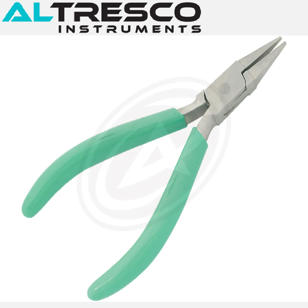 Flat Nose Pliers Stainless Steel Box Joint Flat Tips (With/Without Leaf Spring)