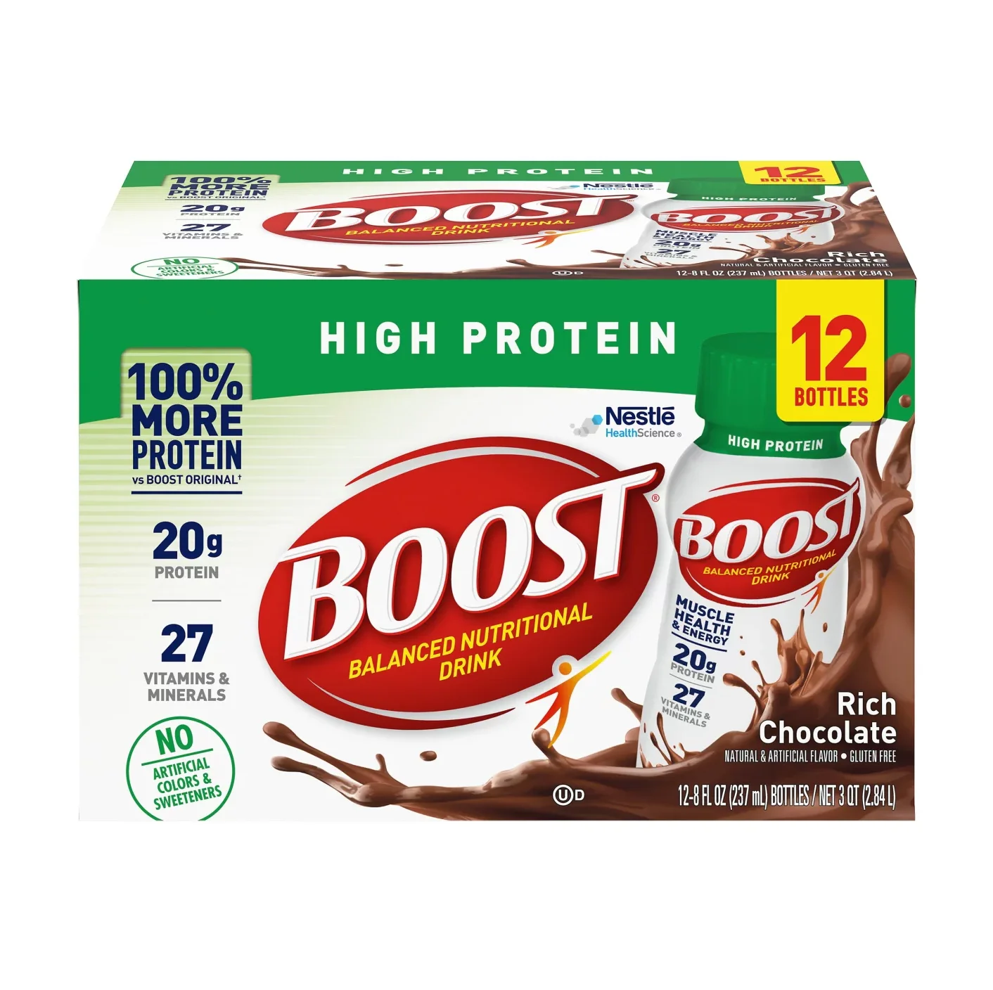 Boost High Protein Nutritional Shake - Chocolate - 12pk