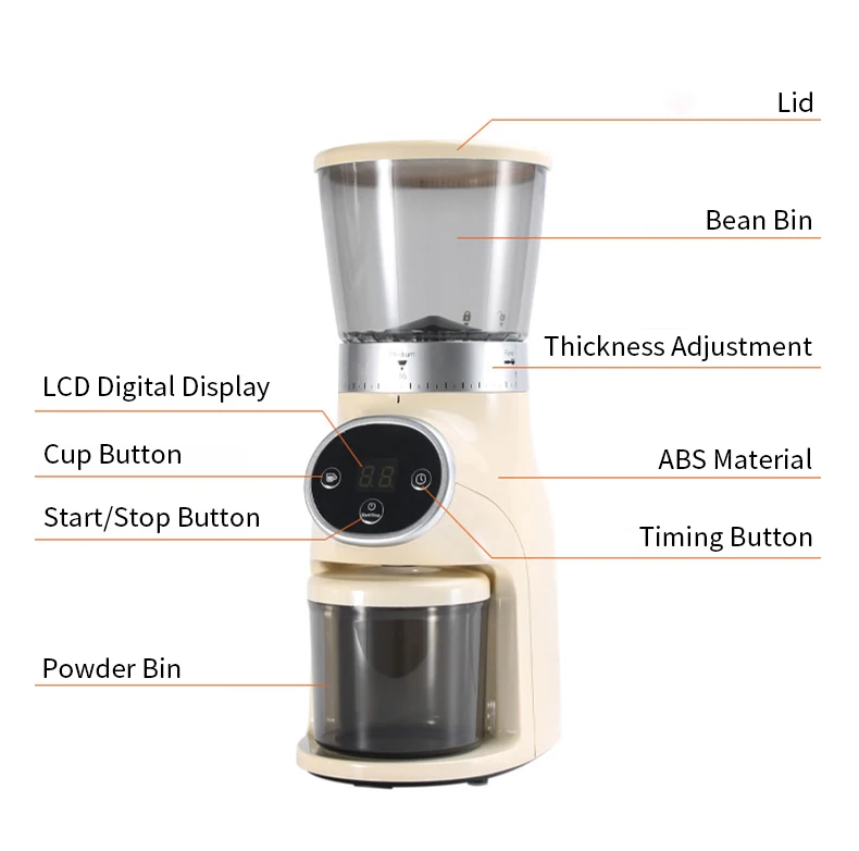 Top Selling Professional Electric Grinder Combines Mill Blender Brewing Filter Coffee Mug  Coffee Grinder Set For Home