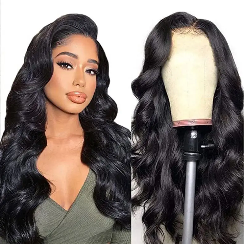 Wholesale 100% Human Hair HD Full Lace Wig Supplier Brazil Long Straight Curly Front Lace Human Hair Wigs Natural Hair Wigs