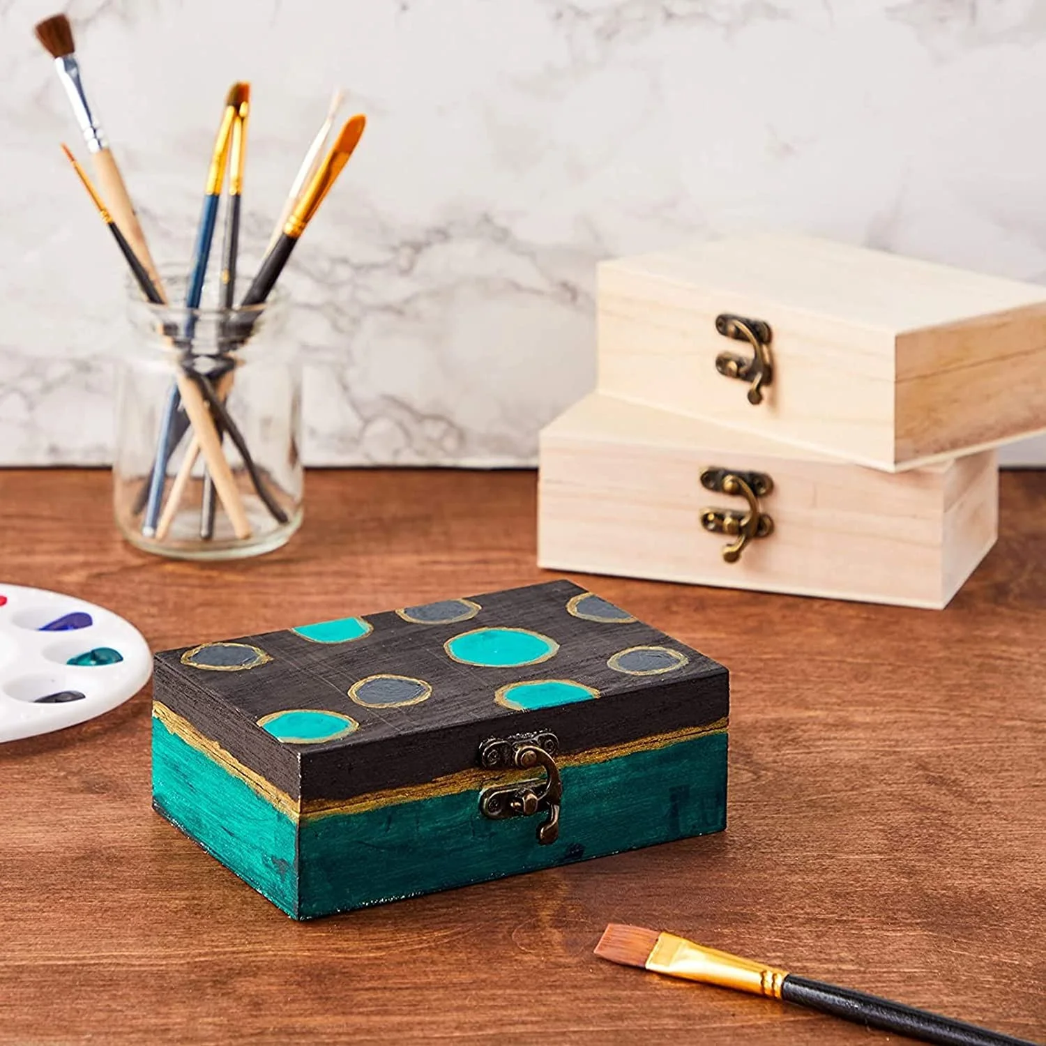 Handmade Wooden Home Decoration Engraving Factory Wholesale for Weddings Engagements Bamboo Box Handmade India Magnetic Design