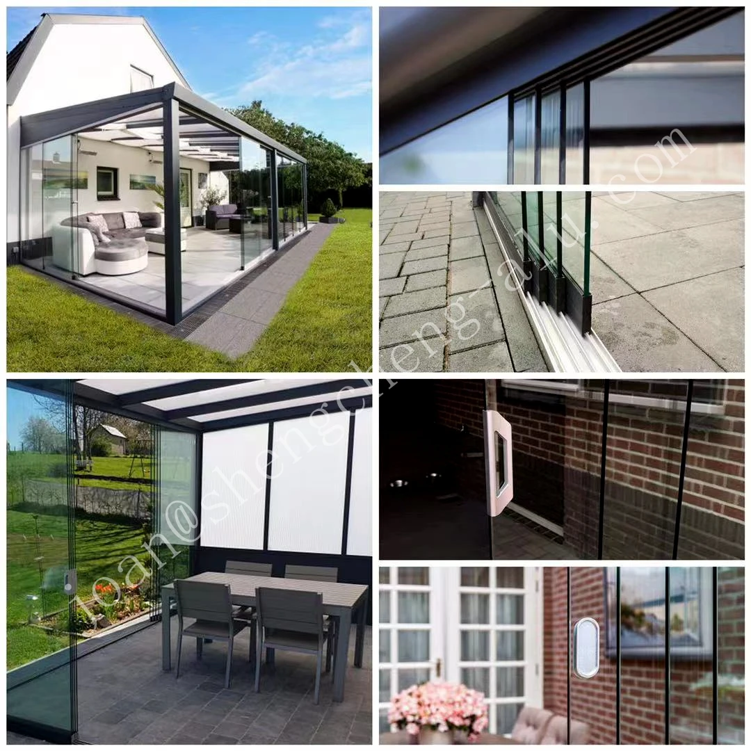 Aluminium Glass Veranda Wintergarten  Outdoor Glass House  Winter garden Sun room