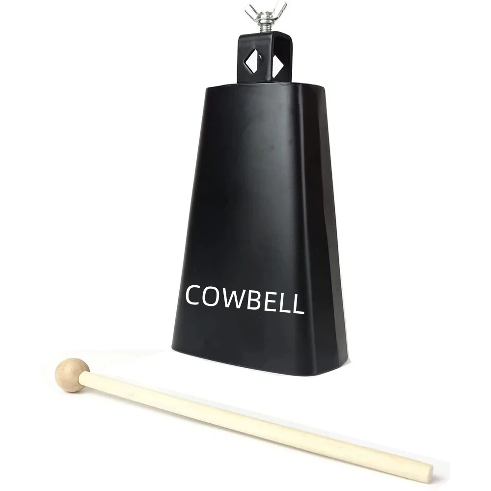 Custom Logo Sports Rallies Noise Maker Cheer Graduation Celebrations Cowbell Musical Instruments Percussion Drum Cowbell