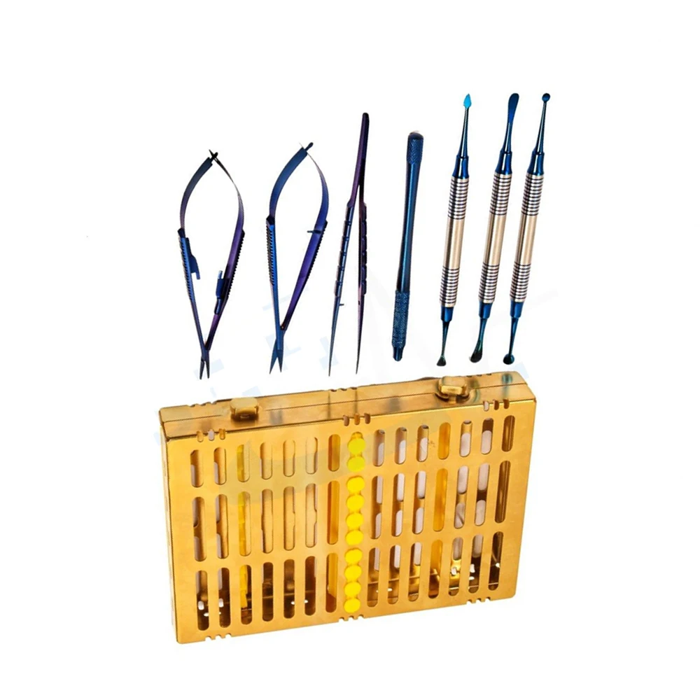 stainless steel cataract surgical kit microsurgery instrument set cataract Equipment Set high quality