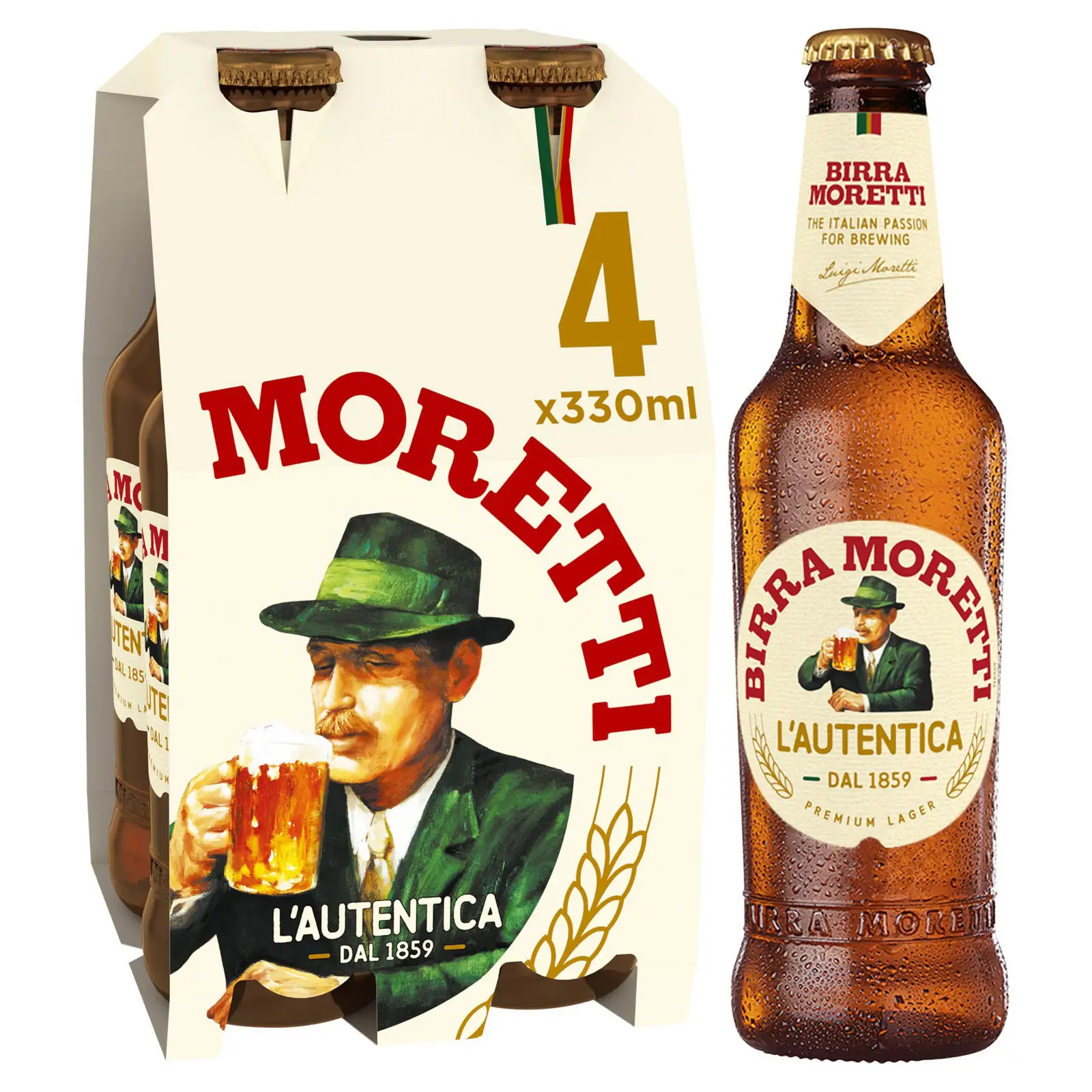 Buy Refreshing Moretti beer and Popular 250ml-330ml-500ml beer for sale