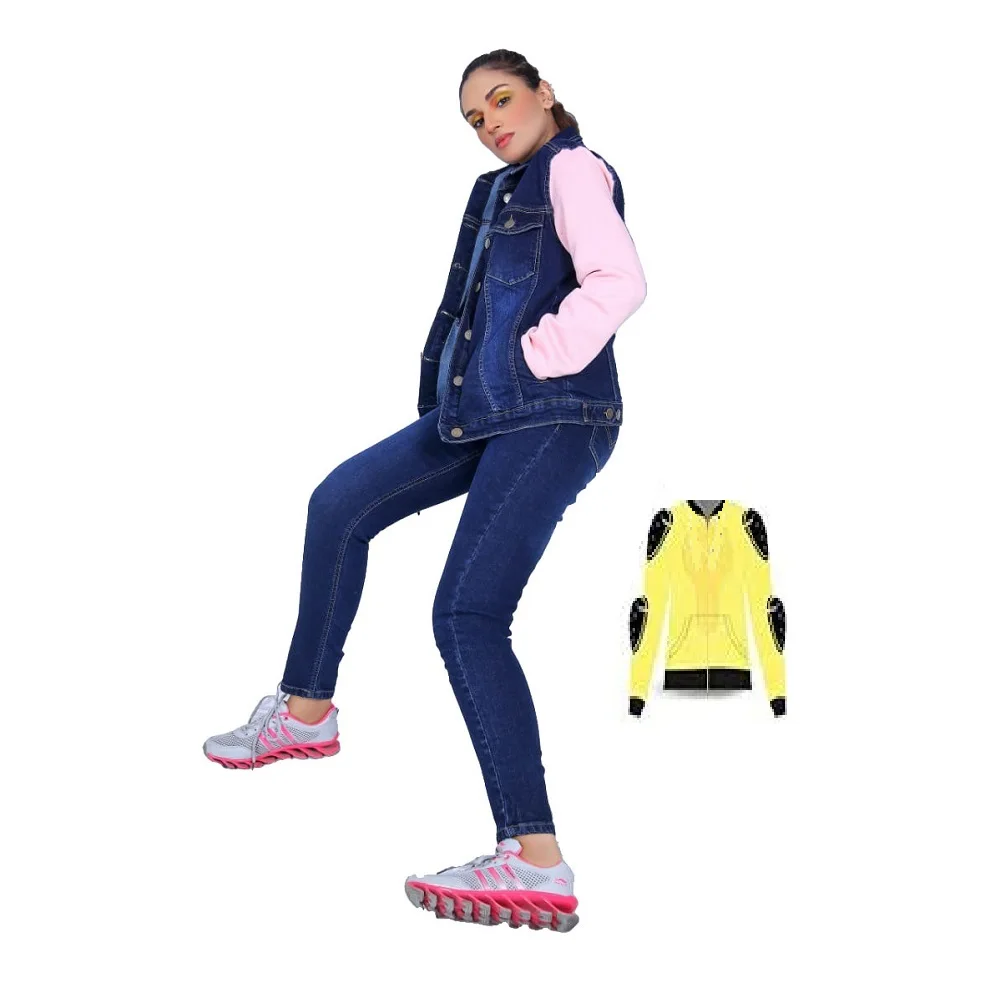 Manufacturer motorbike motorcycle motocross denim racing jacket and hoodie with aramid and pads customized logo stuff shade