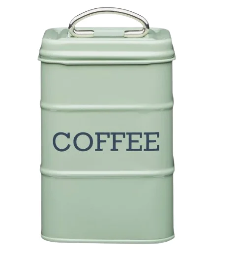 Metal Farmhouse Canister Metal High Selling Storage Bin Container Canister Tin Box for Home Kitchen