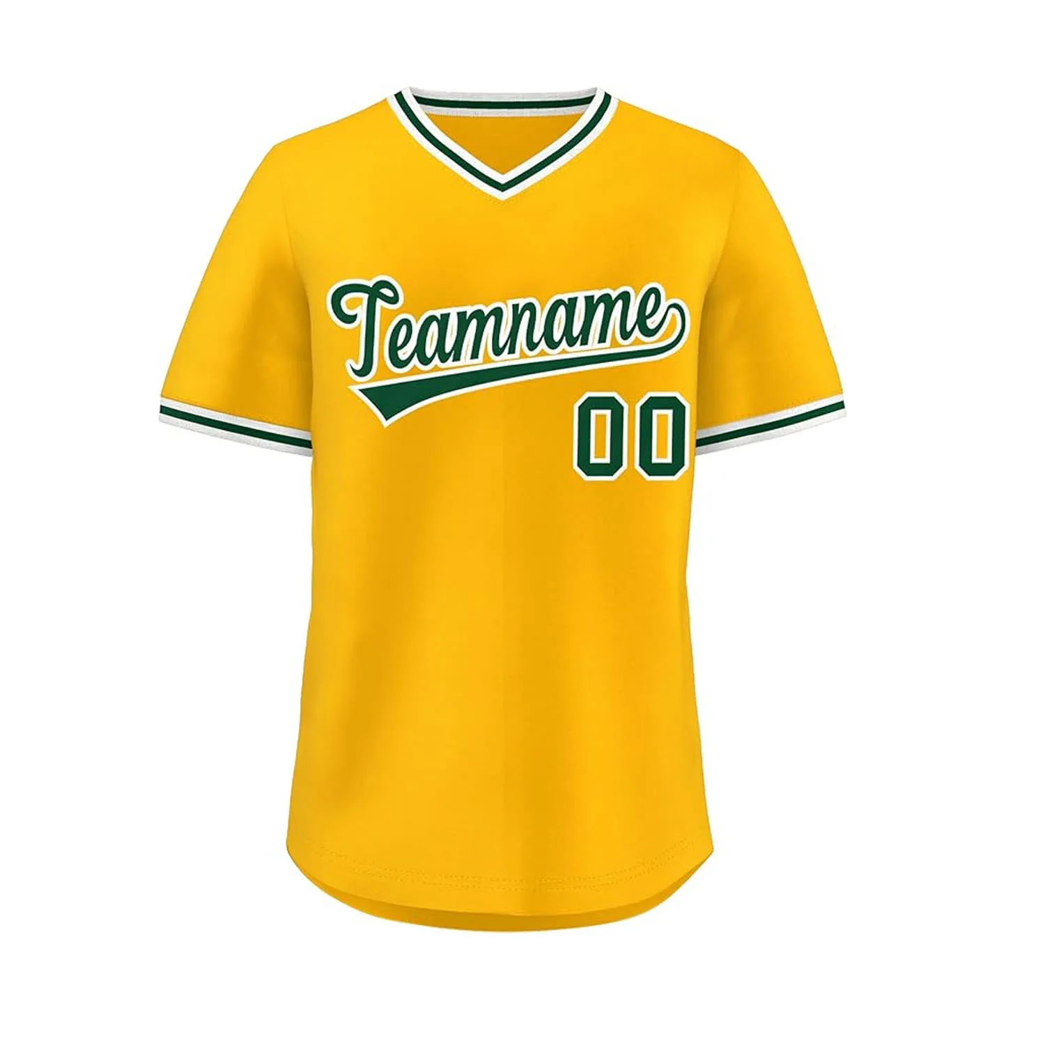 Sublimation Blank Yellow Material Polyester branded breathable vintage baseball jersey men women
