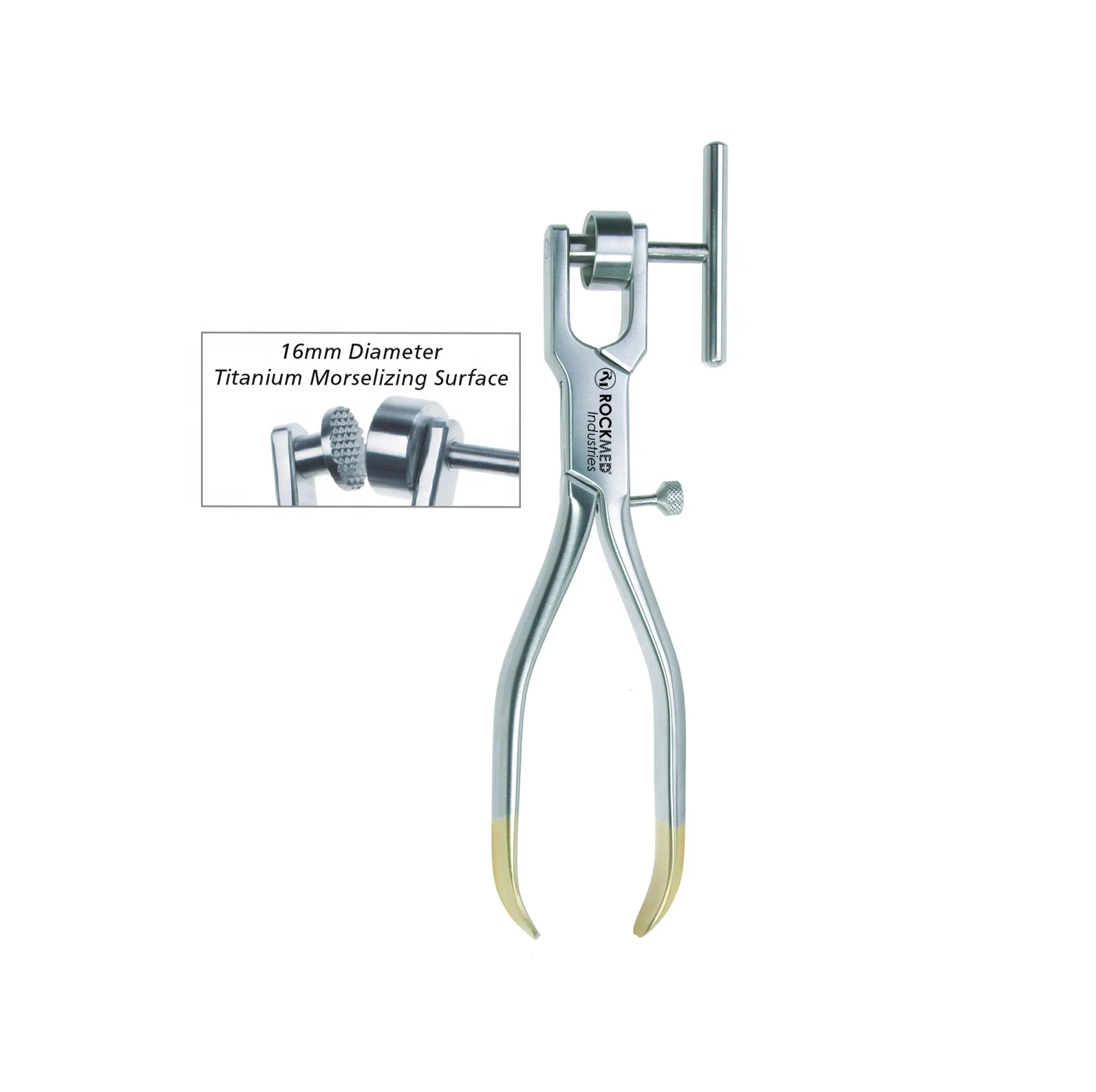 Titanium Bone Cruncher Dental Implants and Bone Grafting Instruments