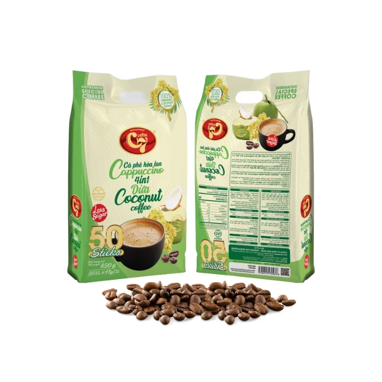 Vietnam Manufacturer Coffee Beans Arabica Making Coffee Beans Arabica Using With Hot Water Coconut Coffee Flavor