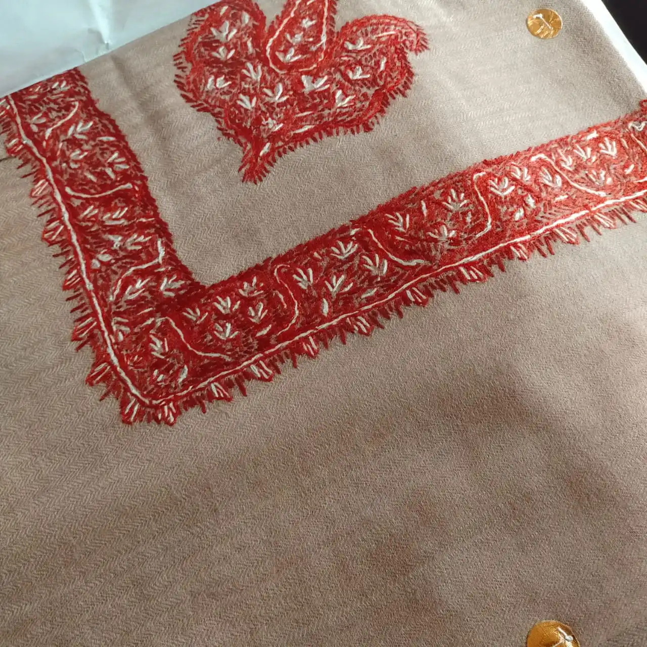 Turma Mussar Scarf Hand Embroidered Scarf for saudi arab and uae or qatar