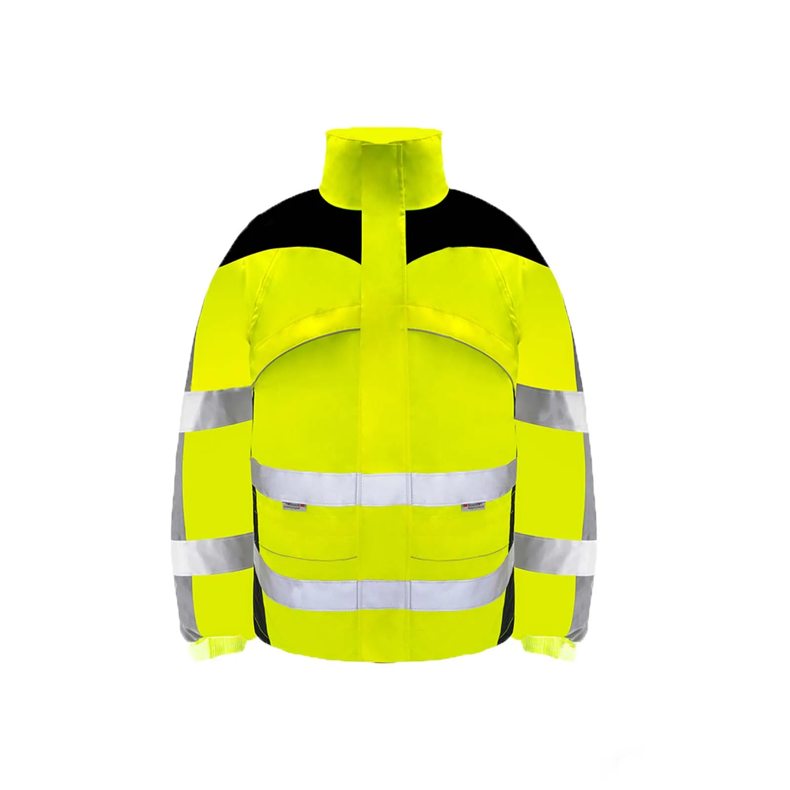 hi vis safety jacket long sleeve 100% waterproof antistatic  hexaplus rain gear high quality thick material reflector jackets