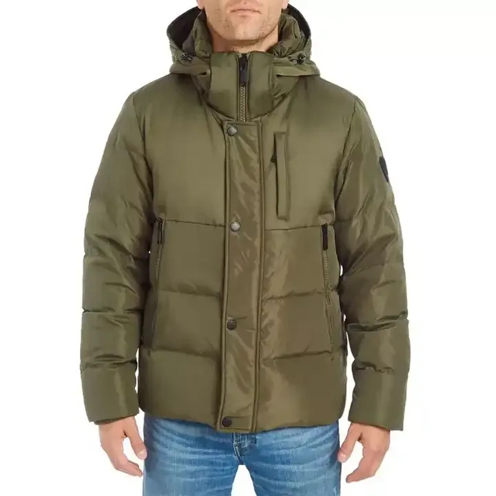 OEM Hot Sale Men Puffer Jackets 100% Polyester Made Lightweight Custom Design Puffer Jacket For Sale Made in Pakistan