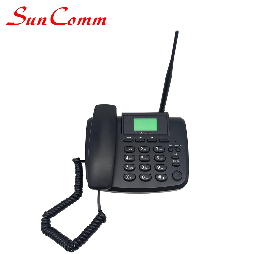 SC-9010-4GP Corded Telephone 4G LTE Fixed Phone with Emerncy Call & Mute Call Waiting Features