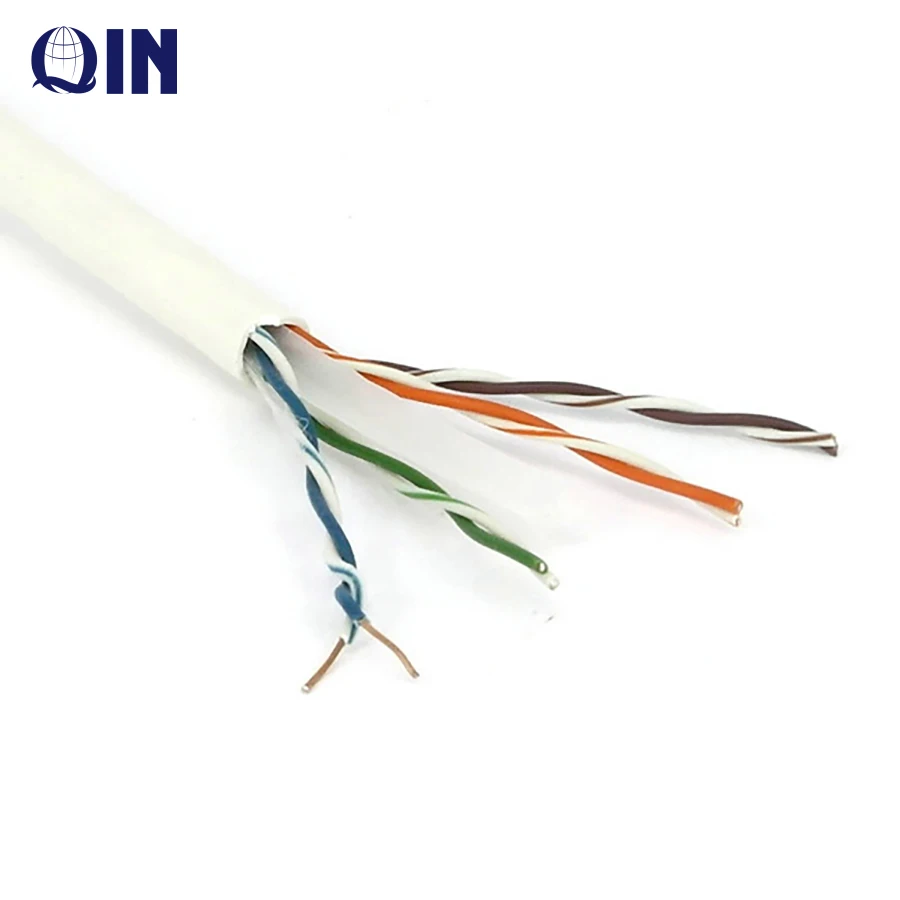 AWP Factory lowest price Bare Copper network cable 2/4pairs 24awg UTP Cat6 cable 305m wholesale