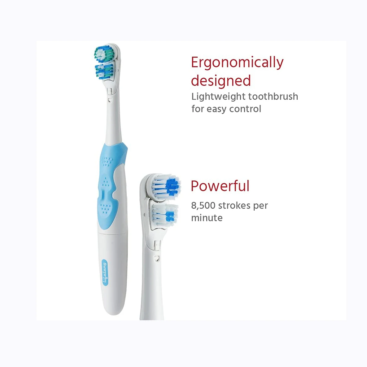Adult Auto Oral Cleaning Whitening Teeth Brush Soft Bristle Sonic Electric Toothbrush
